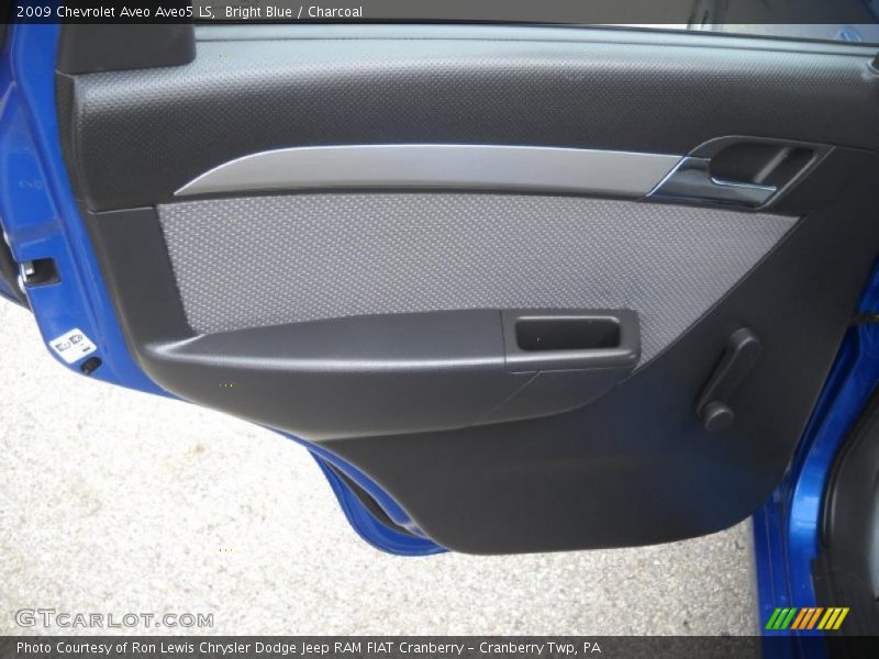 Bright Blue / Charcoal 2009 Chevrolet Aveo Aveo5 LS
