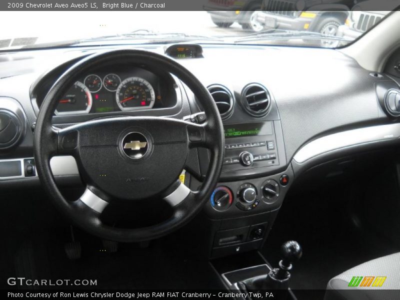 Bright Blue / Charcoal 2009 Chevrolet Aveo Aveo5 LS