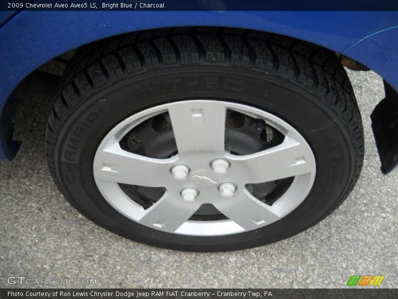 Bright Blue / Charcoal 2009 Chevrolet Aveo Aveo5 LS