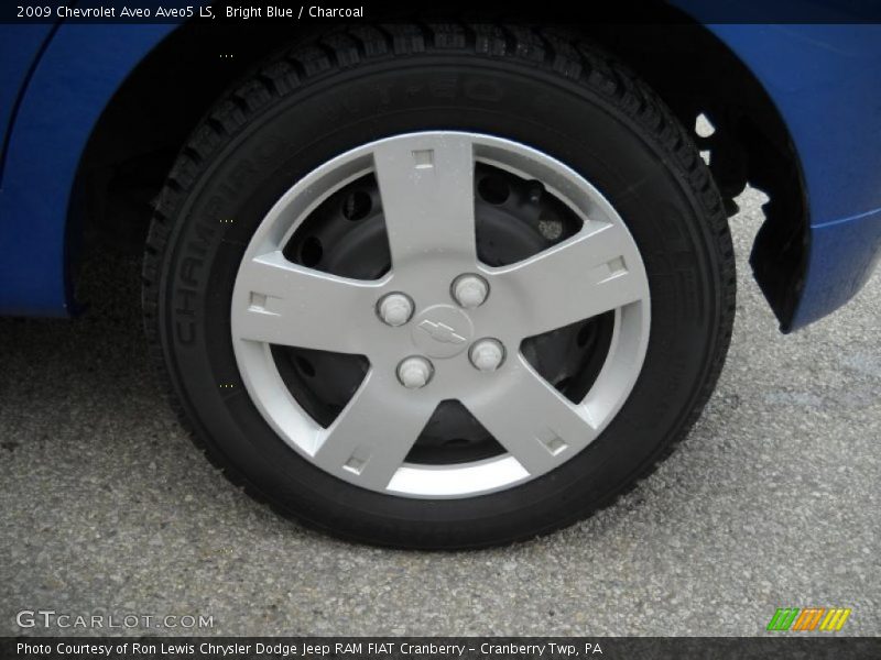 Bright Blue / Charcoal 2009 Chevrolet Aveo Aveo5 LS