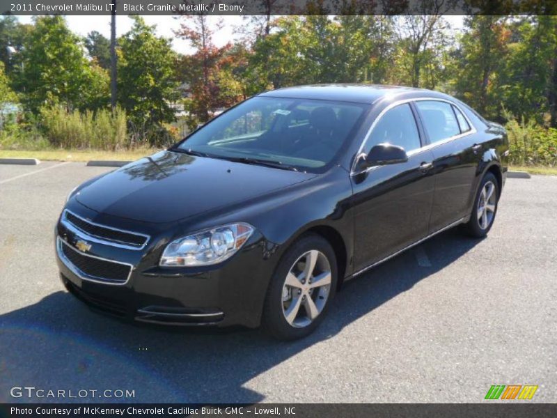 Black Granite Metallic / Ebony 2011 Chevrolet Malibu LT