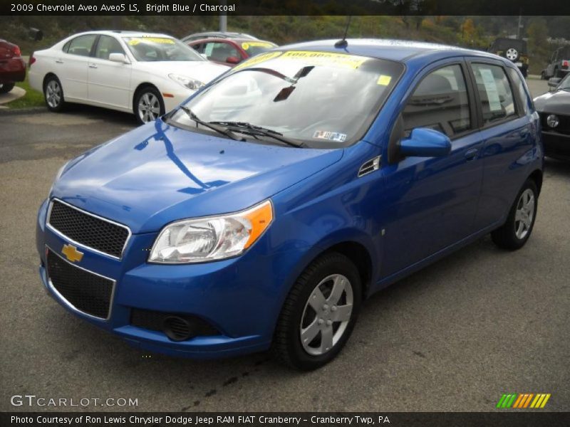 Bright Blue / Charcoal 2009 Chevrolet Aveo Aveo5 LS