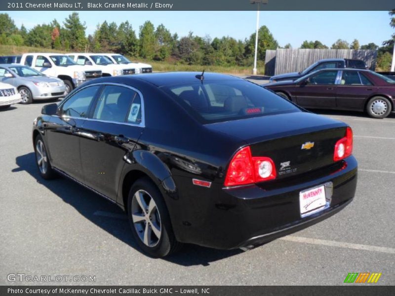 Black Granite Metallic / Ebony 2011 Chevrolet Malibu LT