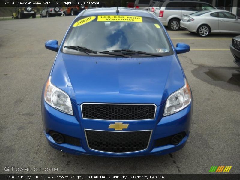 Bright Blue / Charcoal 2009 Chevrolet Aveo Aveo5 LS