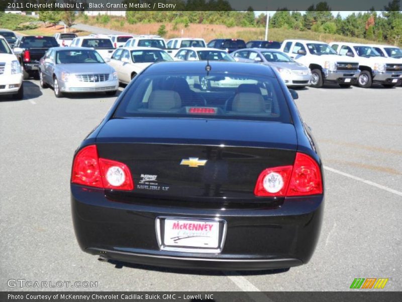 Black Granite Metallic / Ebony 2011 Chevrolet Malibu LT