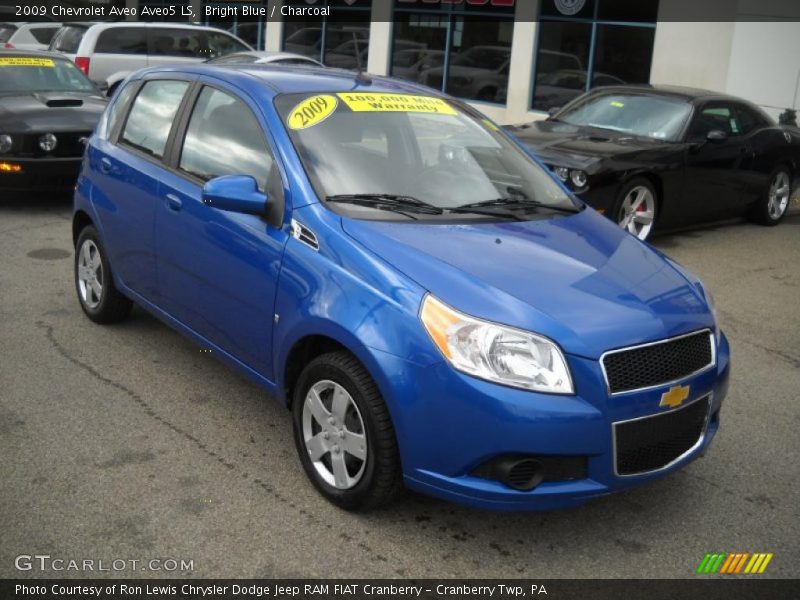 Bright Blue / Charcoal 2009 Chevrolet Aveo Aveo5 LS