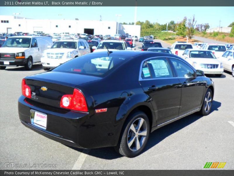 Black Granite Metallic / Ebony 2011 Chevrolet Malibu LT