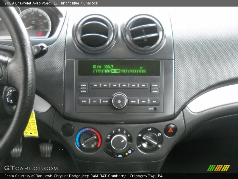 Bright Blue / Charcoal 2009 Chevrolet Aveo Aveo5 LS