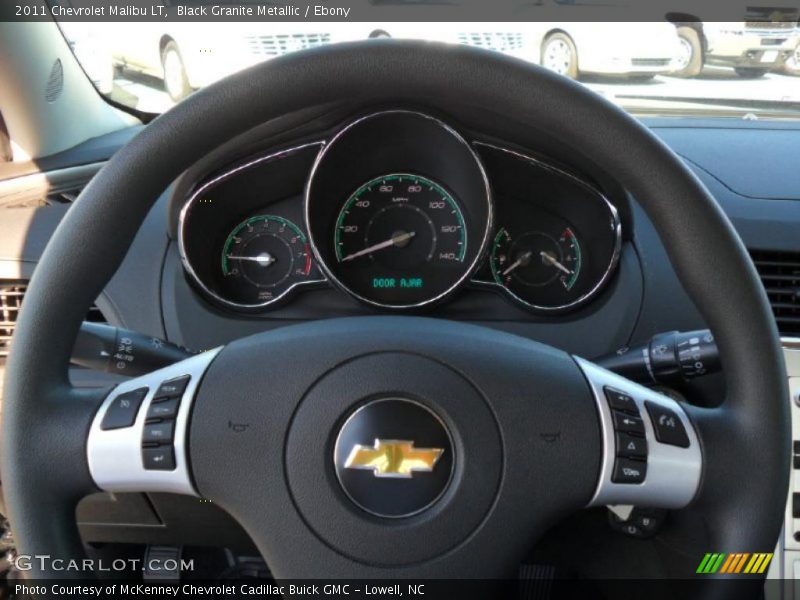 Black Granite Metallic / Ebony 2011 Chevrolet Malibu LT