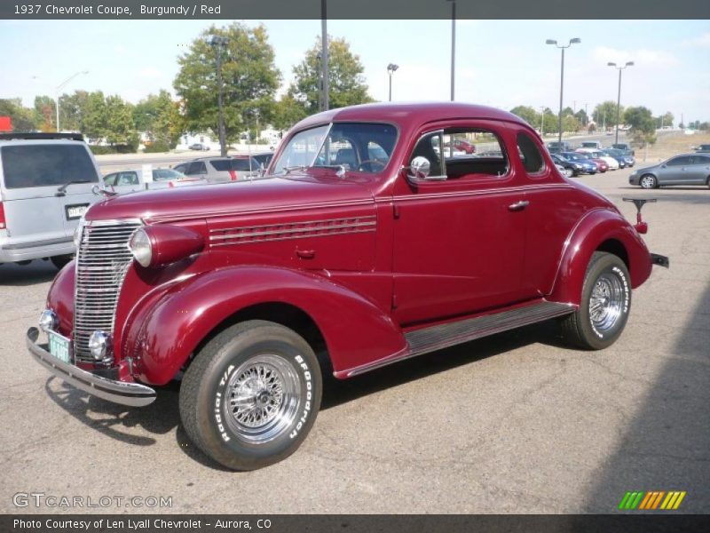 Burgundy / Red 1937 Chevrolet Coupe