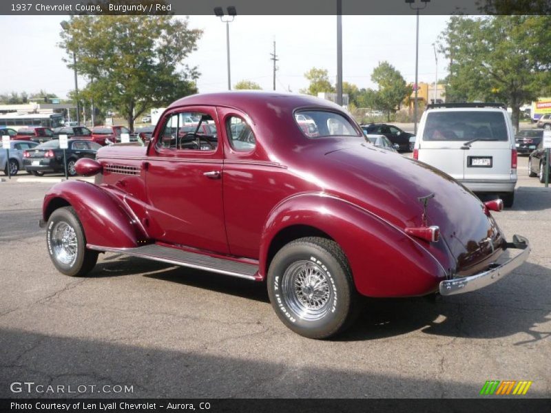 Burgundy / Red 1937 Chevrolet Coupe