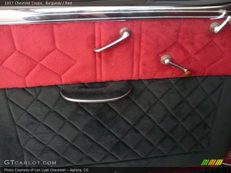 Burgundy / Red 1937 Chevrolet Coupe