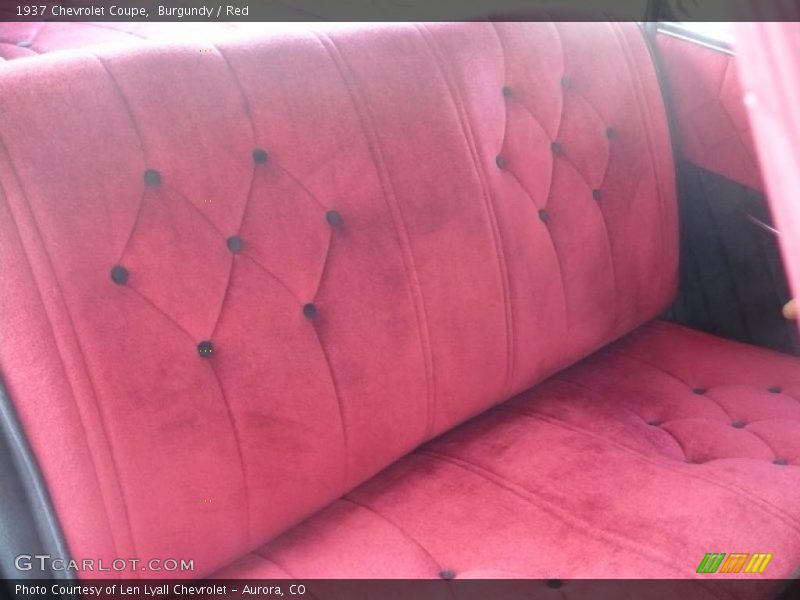 Burgundy / Red 1937 Chevrolet Coupe