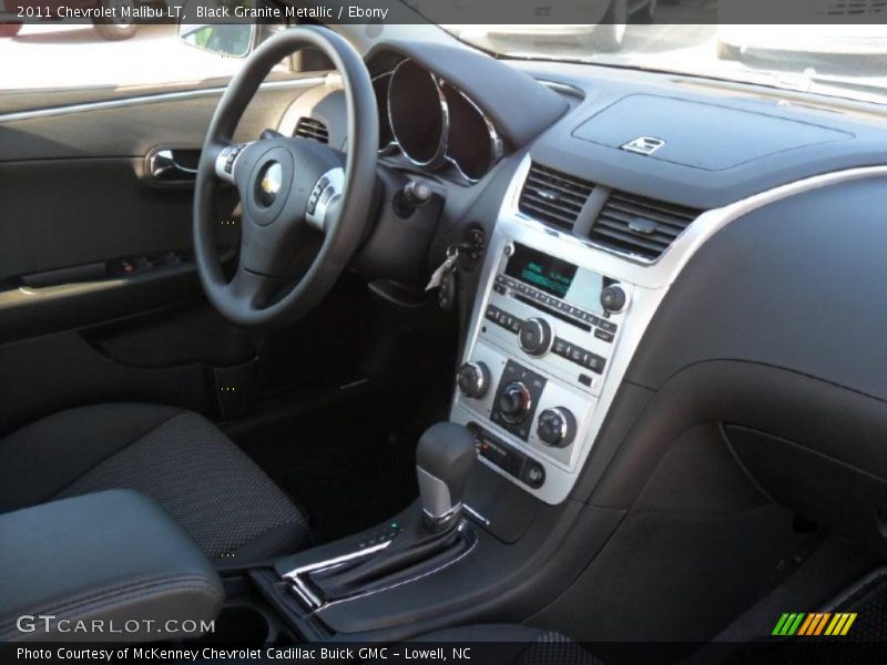 Black Granite Metallic / Ebony 2011 Chevrolet Malibu LT