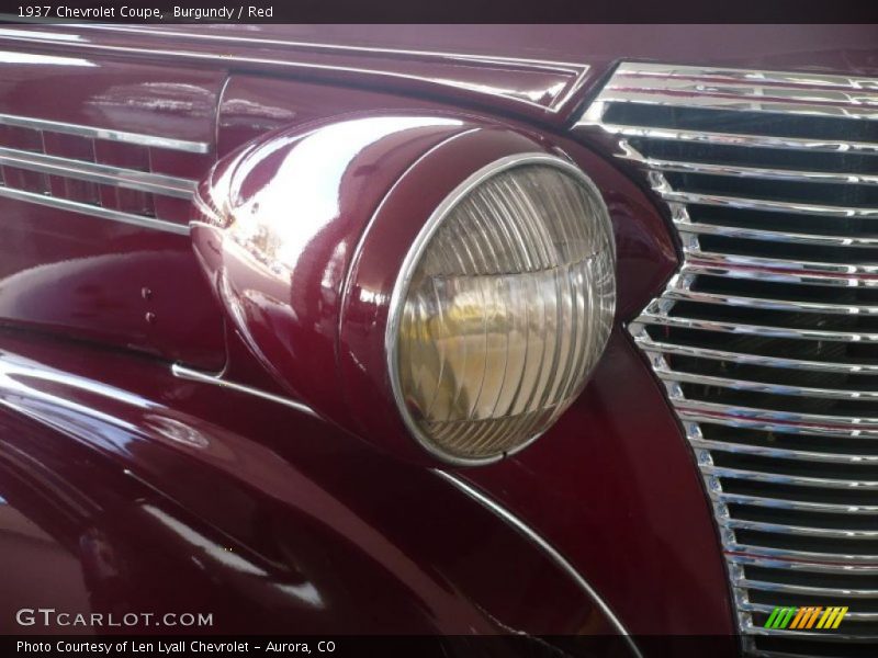 Burgundy / Red 1937 Chevrolet Coupe