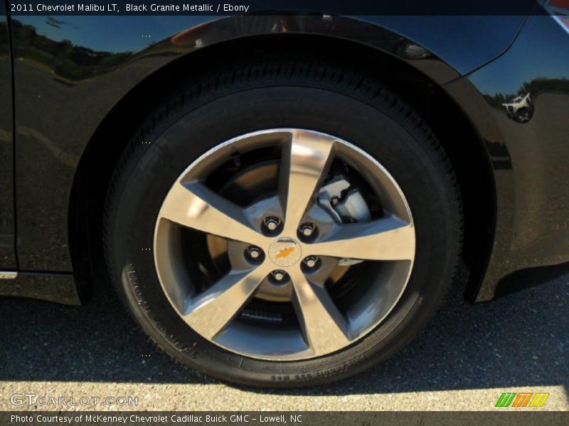 Black Granite Metallic / Ebony 2011 Chevrolet Malibu LT