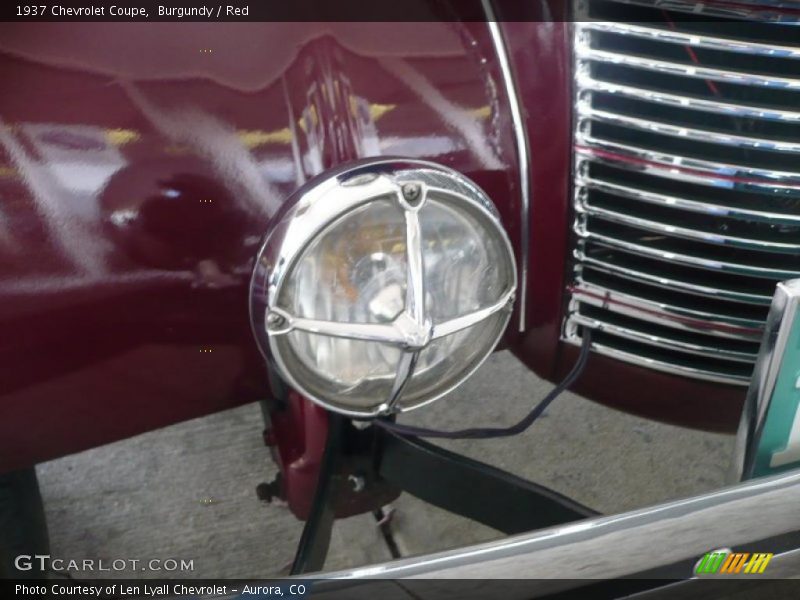 Burgundy / Red 1937 Chevrolet Coupe
