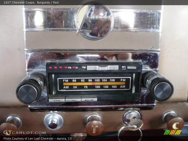 Burgundy / Red 1937 Chevrolet Coupe