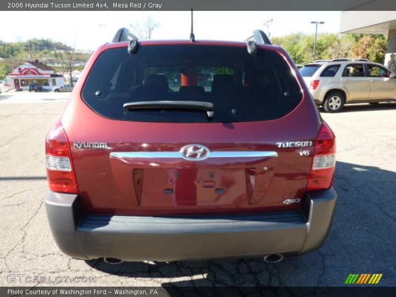Mesa Red / Gray 2006 Hyundai Tucson Limited 4x4