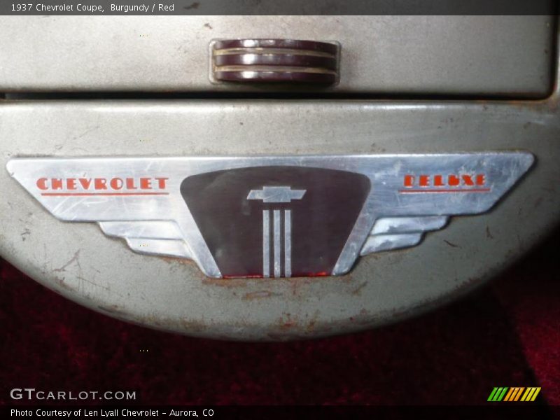 Burgundy / Red 1937 Chevrolet Coupe