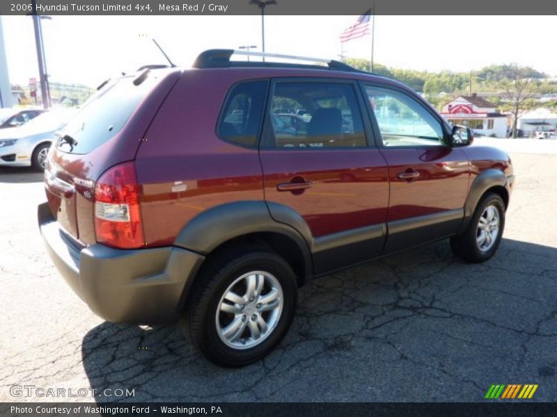 Mesa Red / Gray 2006 Hyundai Tucson Limited 4x4