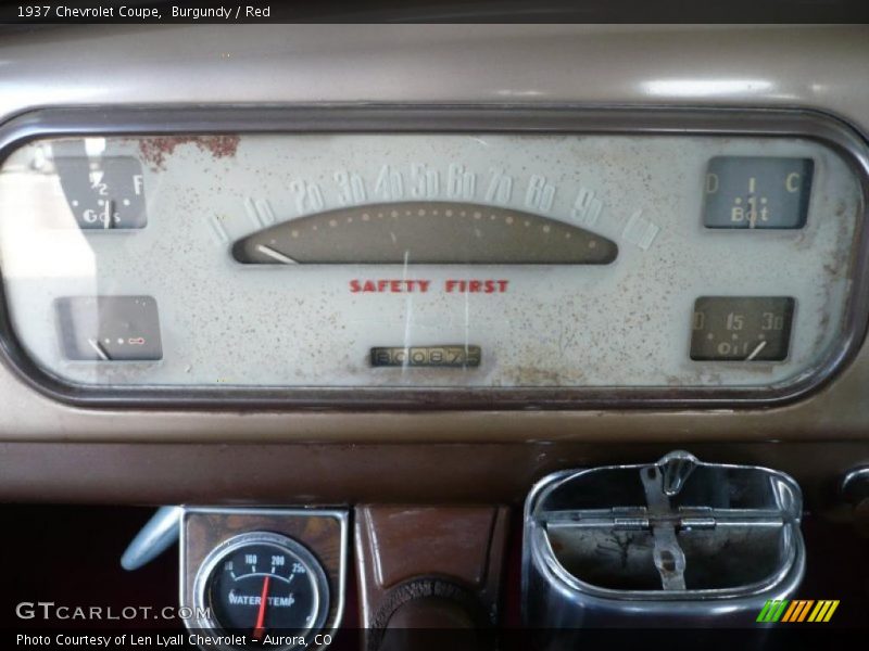 Burgundy / Red 1937 Chevrolet Coupe