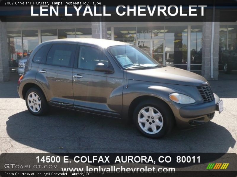 Taupe Frost Metallic / Taupe 2002 Chrysler PT Cruiser