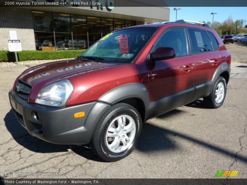 Mesa Red / Gray 2006 Hyundai Tucson Limited 4x4