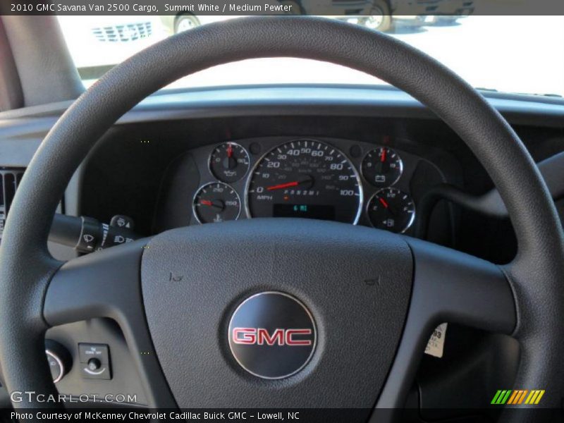 Summit White / Medium Pewter 2010 GMC Savana Van 2500 Cargo