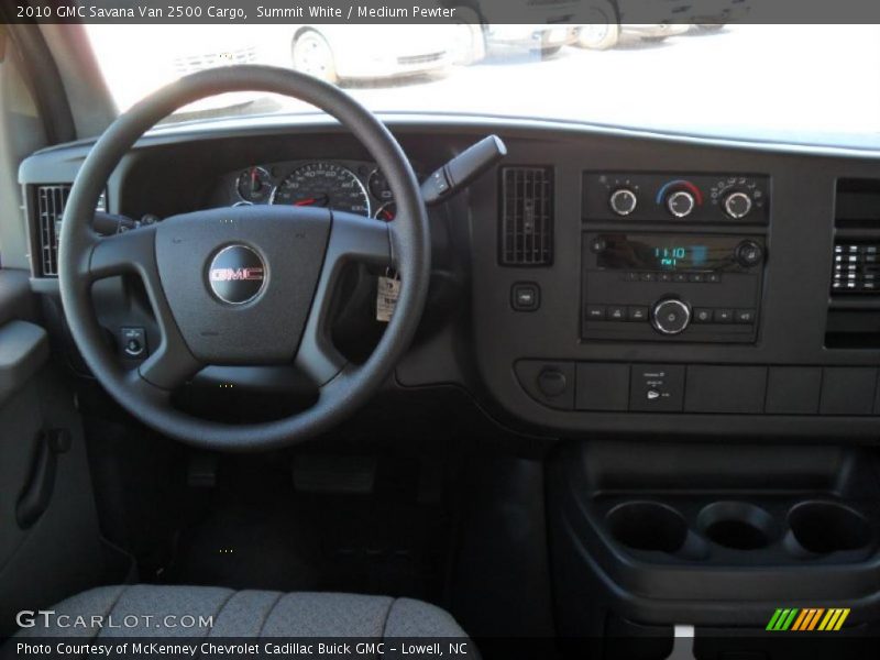 Summit White / Medium Pewter 2010 GMC Savana Van 2500 Cargo