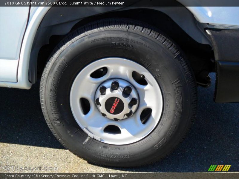 Summit White / Medium Pewter 2010 GMC Savana Van 2500 Cargo