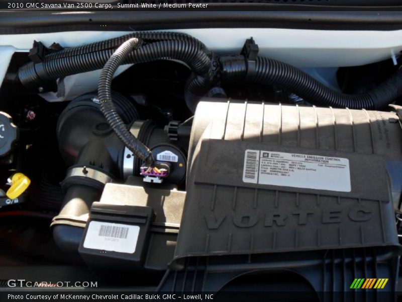 Summit White / Medium Pewter 2010 GMC Savana Van 2500 Cargo