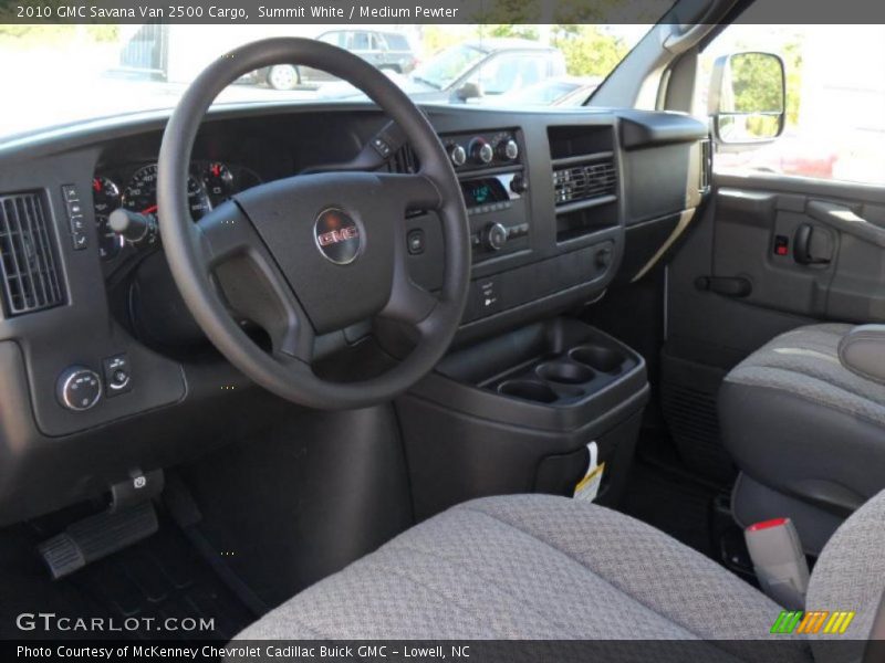 Summit White / Medium Pewter 2010 GMC Savana Van 2500 Cargo