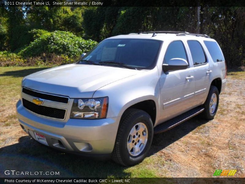 Sheer Silver Metallic / Ebony 2011 Chevrolet Tahoe LS