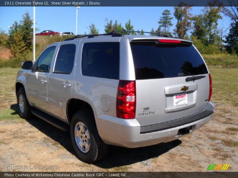 Sheer Silver Metallic / Ebony 2011 Chevrolet Tahoe LS
