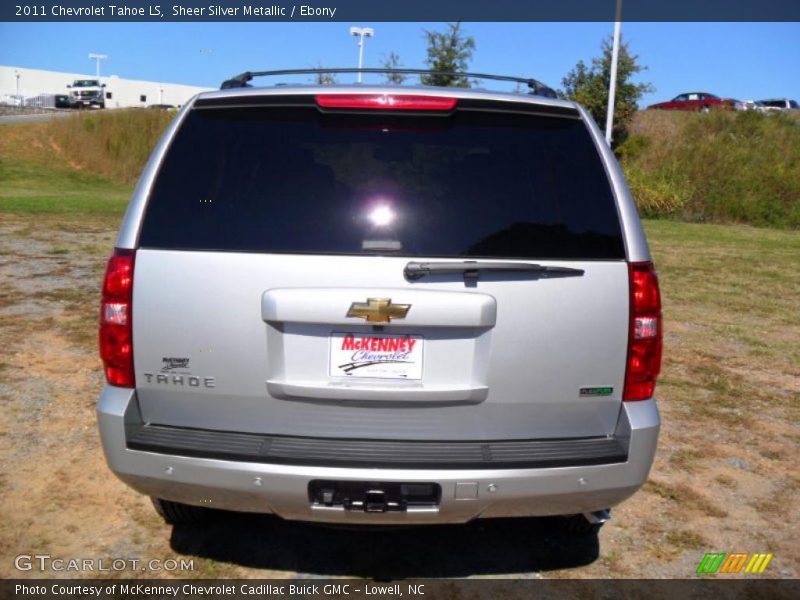 Sheer Silver Metallic / Ebony 2011 Chevrolet Tahoe LS
