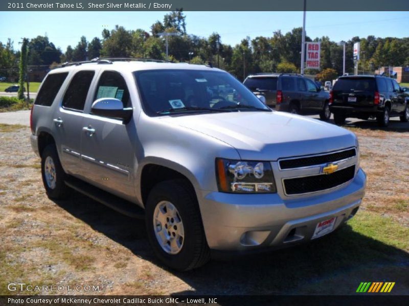 Sheer Silver Metallic / Ebony 2011 Chevrolet Tahoe LS