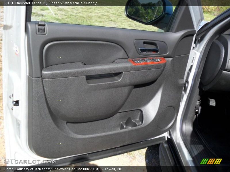 Sheer Silver Metallic / Ebony 2011 Chevrolet Tahoe LS
