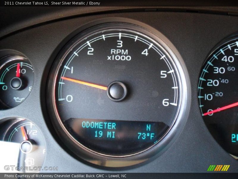 Sheer Silver Metallic / Ebony 2011 Chevrolet Tahoe LS