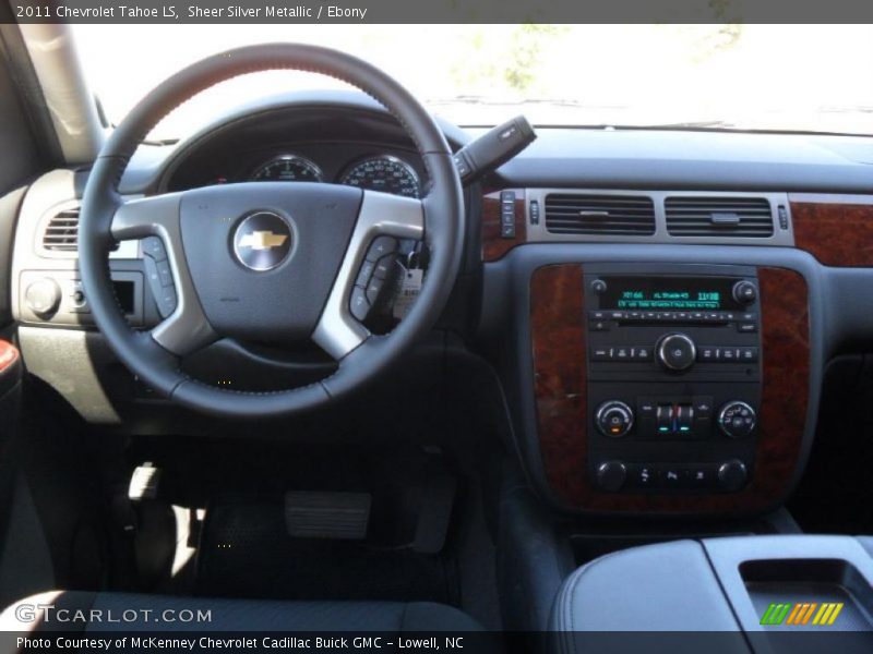 Sheer Silver Metallic / Ebony 2011 Chevrolet Tahoe LS