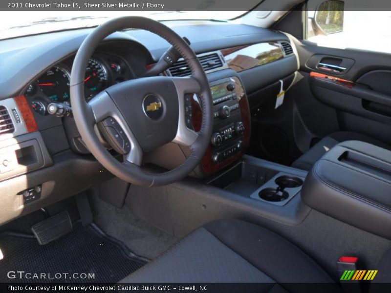 Sheer Silver Metallic / Ebony 2011 Chevrolet Tahoe LS