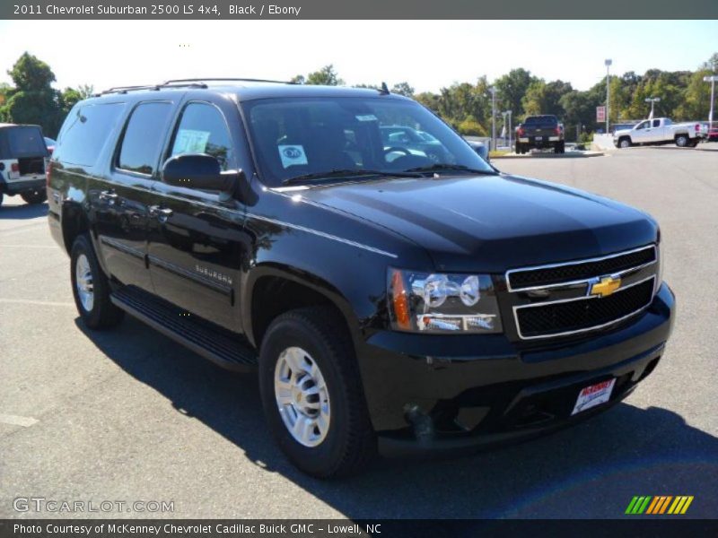 Black / Ebony 2011 Chevrolet Suburban 2500 LS 4x4