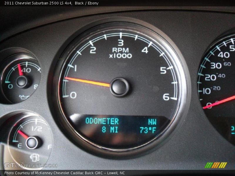 Black / Ebony 2011 Chevrolet Suburban 2500 LS 4x4