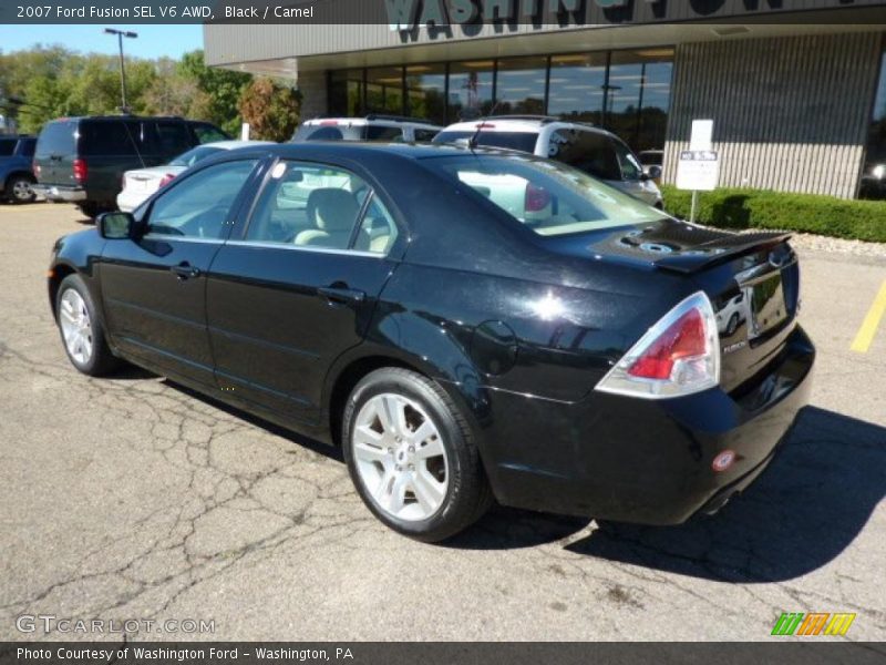 Black / Camel 2007 Ford Fusion SEL V6 AWD