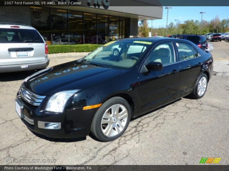 Black / Camel 2007 Ford Fusion SEL V6 AWD