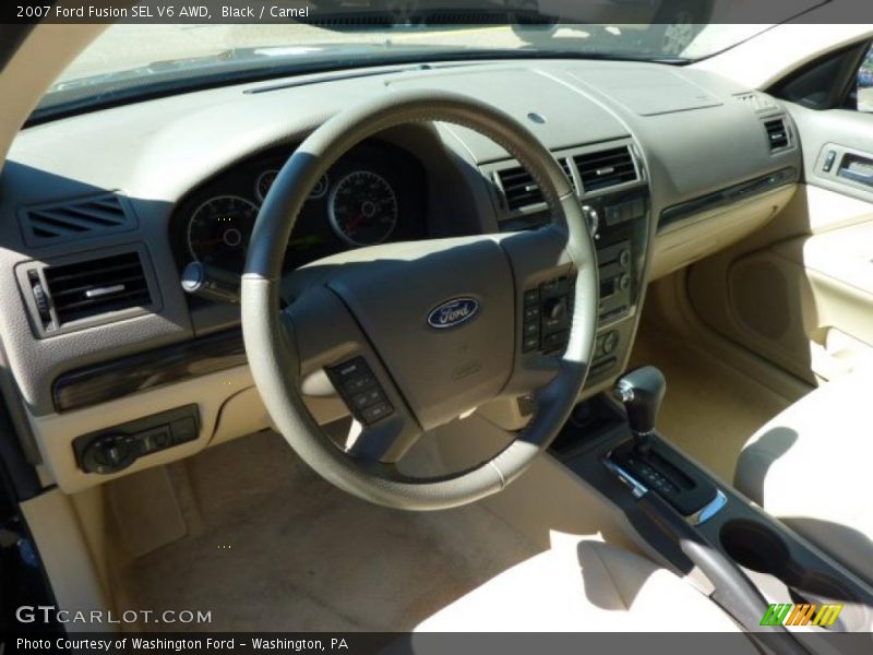 Black / Camel 2007 Ford Fusion SEL V6 AWD