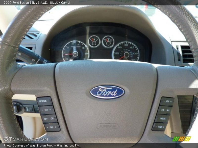 Black / Camel 2007 Ford Fusion SEL V6 AWD
