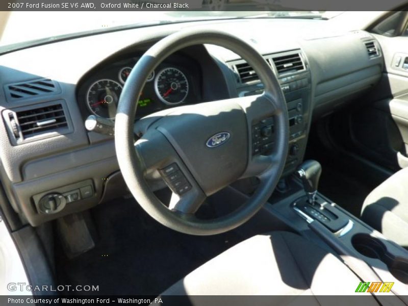 Oxford White / Charcoal Black 2007 Ford Fusion SE V6 AWD