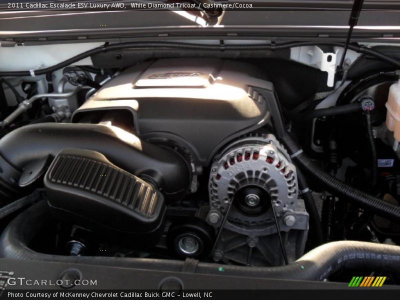  2011 Escalade ESV Luxury AWD Engine - 6.2 Liter OHV 16-Valve VVT Flex-Fuel V8