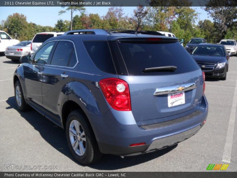Twilight Blue Metallic / Jet Black 2011 Chevrolet Equinox LTZ